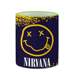 Кружка 3D NIRVANA НИРВАНА, цвет: 3D-светло-зеленый кант — фото 2