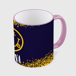 Кружка 3D NIRVANA НИРВАНА, цвет: 3D-розовый кант