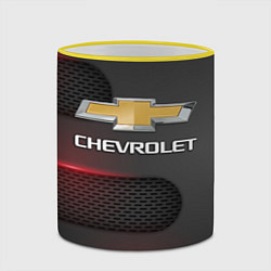Кружка 3D CHEVROLET, цвет: 3D-желтый кант — фото 2