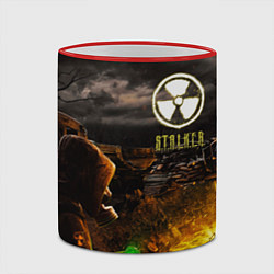 Кружка 3D Stalker 2, цвет: 3D-красный кант — фото 2