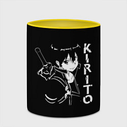 Кружка 3D Kirito, цвет: 3D-белый + желтый — фото 2