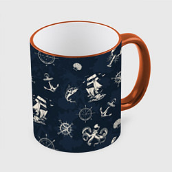Кружка цветная Nautical art