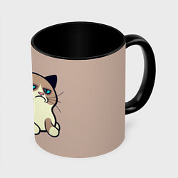 Кружка цветная Великий Grumpy Cat