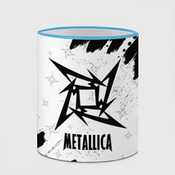 Кружка 3D METALLICA МЕТАЛЛИКА, цвет: 3D-небесно-голубой кант — фото 2