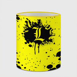 Кружка 3D Death Note, цвет: 3D-желтый кант — фото 2