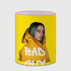 Кружка 3D Billie Eilish Билли Айлиш, цвет: 3D-розовый кант — фото 2