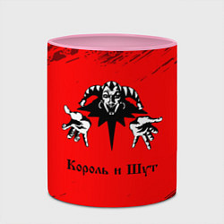 Кружка 3D КОРОЛЬ И ШУТ, цвет: 3D-белый + розовый — фото 2