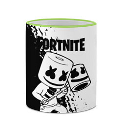 Кружка 3D FORTNITE MARSHMELLO, цвет: 3D-светло-зеленый кант — фото 2