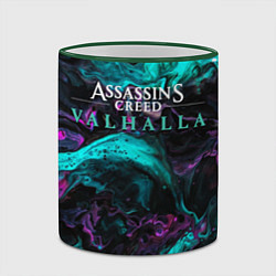Кружка 3D Assassins Creed Valhalla, цвет: 3D-зеленый кант — фото 2