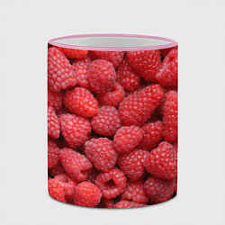 Кружка 3D Малина, цвет: 3D-розовый кант — фото 2