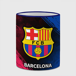 Кружка 3D BARCELONA БАРСЕЛОНА, цвет: 3D-синий кант — фото 2