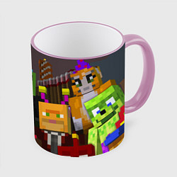 Кружка цветная Minecraft - characters - video game