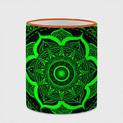 Кружка 3D Mandala, цвет: 3D-оранжевый кант — фото 2
