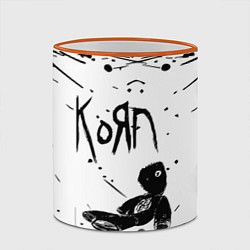 Кружка 3D Korn, цвет: 3D-оранжевый кант — фото 2
