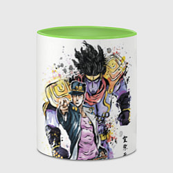 Кружка 3D JOJO, цвет: 3D-белый + светло-зеленый — фото 2