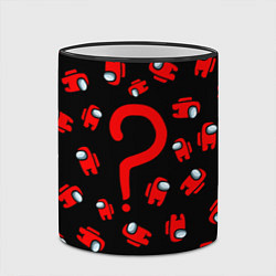 Кружка 3D Among us, Who?, цвет: 3D-черный кант — фото 2