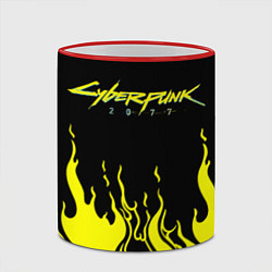 Кружка 3D CYBERPUNK 2077, цвет: 3D-красный кант — фото 2