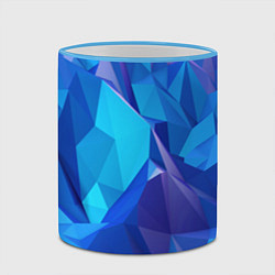 Кружка 3D NEON CRYSTALLS, цвет: 3D-небесно-голубой кант — фото 2