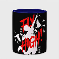 Кружка 3D Haikyuu Haikyu Haikuu !, цвет: 3D-белый + синий — фото 2