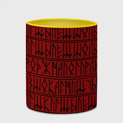 Кружка 3D Runic, цвет: 3D-белый + желтый — фото 2