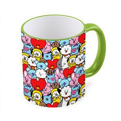 Кружка цветная BT21 BTS