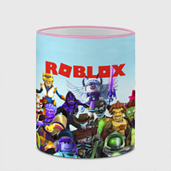 Кружка 3D ROBLOX, цвет: 3D-розовый кант — фото 2