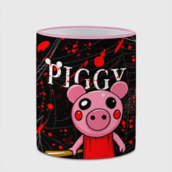 Кружка 3D ROBLOX PIGGY, цвет: 3D-розовый кант — фото 2