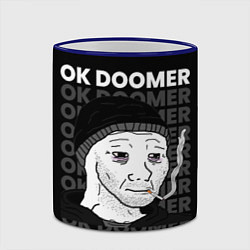 Кружка 3D OK DOOMER, цвет: 3D-синий кант — фото 2