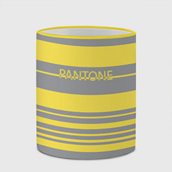 Кружка 3D Pantone 2021, цвет: 3D-желтый кант — фото 2