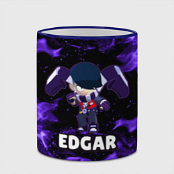 Кружка 3D BRAWL STARS EDGAR, цвет: 3D-синий кант — фото 2