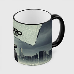 Кружка 3D Metro Exodus, цвет: 3D-черный кант