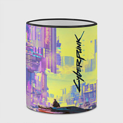 Кружка 3D Cyberpunk 2077, цвет: 3D-черный кант — фото 2