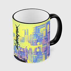 Кружка цветная Cyberpunk 2077