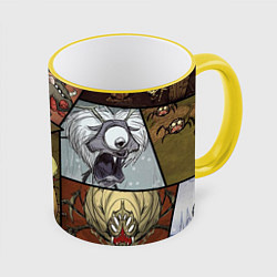 Кружка 3D Dont Starve, цвет: 3D-желтый кант