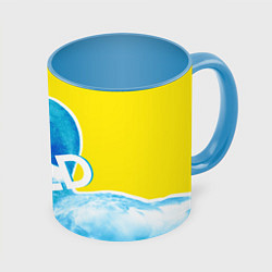 Кружка цветная Оставайся диким - селезень