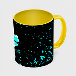 Кружка цветная Черный клевер