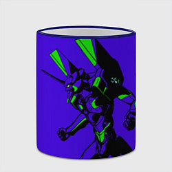 Кружка 3D Евангилион, цвет: 3D-синий кант — фото 2