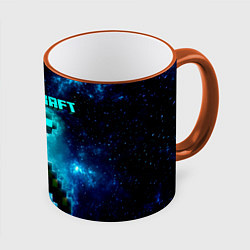 Кружка 3D Minecraft, цвет: 3D-оранжевый кант