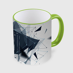 Кружка 3D DEATH STRANDING, цвет: 3D-светло-зеленый кант