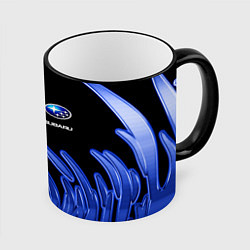 Кружка цветная Subaru