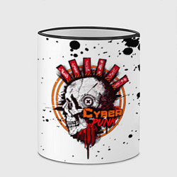 Кружка 3D Cyberpunk 2077, цвет: 3D-черный кант — фото 2