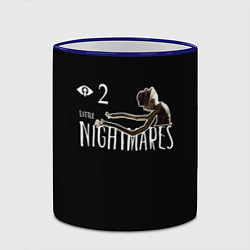 Кружка 3D Little Nightmares длиннорукий, цвет: 3D-синий кант — фото 2