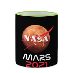 Кружка 3D NASA Perseverance, цвет: 3D-светло-зеленый кант — фото 2