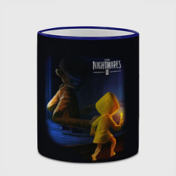 Кружка 3D Little Nightmares длиннорукий, цвет: 3D-синий кант — фото 2