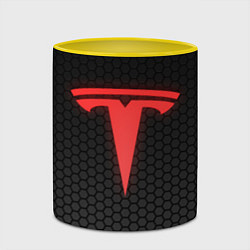 Кружка 3D NEON TESLA НЕОН ТЕСЛА, цвет: 3D-белый + желтый — фото 2