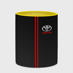 Кружка 3D TOYOTA PASSION FOR LIFE, цвет: 3D-белый + желтый — фото 2