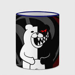 Кружка 3D MONOKUMA МОНОКУМА DANGANRO, цвет: 3D-синий кант — фото 2