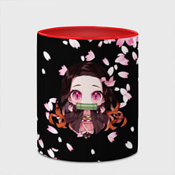 Кружка 3D NEZUKO НЕЗУКО, цвет: 3D-белый + красный — фото 2