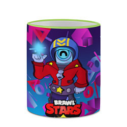 Кружка 3D STU BRAWL STARS, цвет: 3D-светло-зеленый кант — фото 2