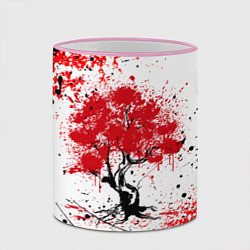 Кружка 3D САКУРА SAKURA ВИШНЯ, цвет: 3D-розовый кант — фото 2